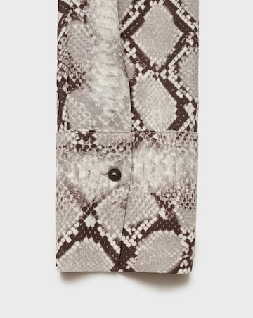 Mango Serpi Snake Print Shirt