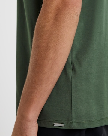 Folio Mercerised Supima Cotton T-Shirt-Khaki Green