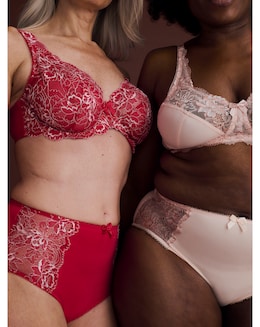 Pretty Secrets (2 Pack) Ella Lace Brief Knickers Pink Multi