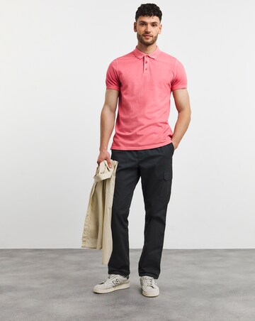 Garment Dyed Pique Polo Long