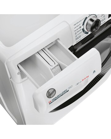 Hoover H3DPS4966TAMB-80 9/6kg, 1400rpm, WiFi Washer Dryer White + Install