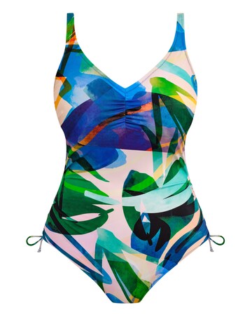 Fantasie Molokai Shores Underwire V-Neck Swimsuit With Adjustable Leg