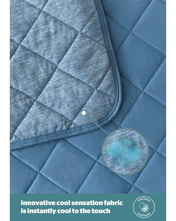 Silentnight Restore Cooling Lightweight Blanket Blue