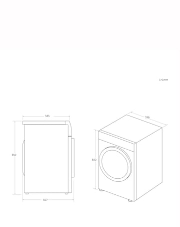 Candy CSOE H9A2DE-80 9kg Heat Pump Tumble Dryer Wi-Fi Connectivity White Install