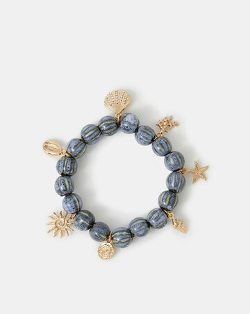 Accessorize Ocean Charm Bead Bracelet