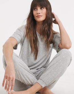 Pretty Lounge Moon &amp; Star Print Lounge Set