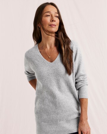 Julipa Button Detail Longline Jumper