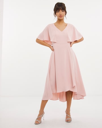 Joanna Hope Wrap Skirt Midi Dress