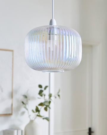 Nora Iridescent Glass 20cm Pendant Shade