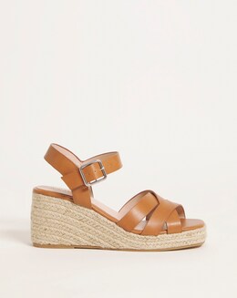 Crossover Espadrille Sandal - Wide Fit (E)
