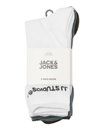 Jack & Jones Soho Tennis Socks 3 Pack - Multi