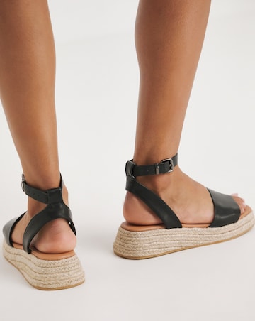 Orla Low Espadrille Wedge Sandals Extra Wide EEE Fit