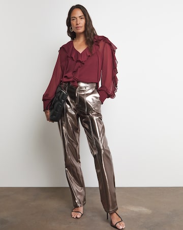 Joanna Hope Ruffle Blouse
