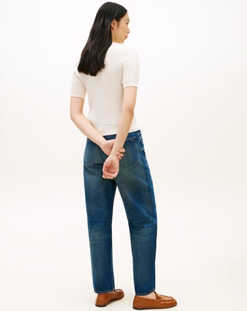 Tommy Hilfiger Cable Knit Short Sleeve Sweater