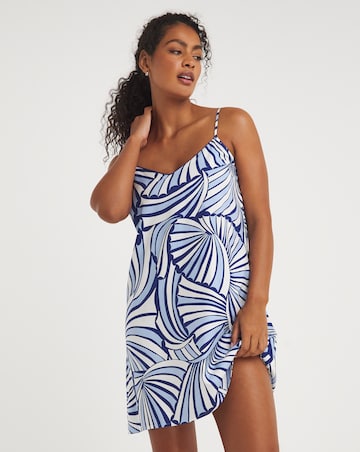 Cyberjammies Woven Shell Geo Print Strappy Chemise