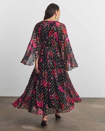 Joanna Hope Lurex Floral Maxi Dress