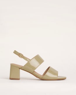 Cushion Walk Block Heeled Sandals E Fit