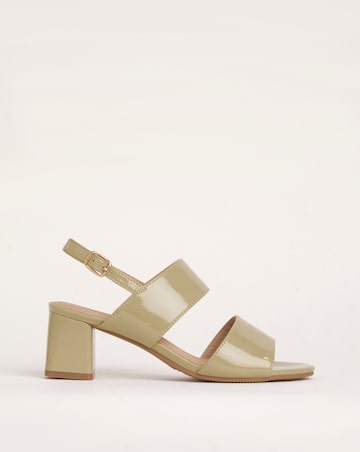 Cushion Walk Block Heeled Sandals E Fit