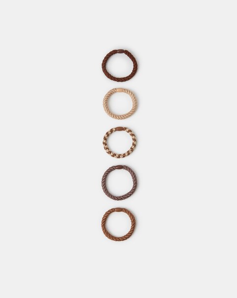 Accessorize 5pk Cord Hair Bands