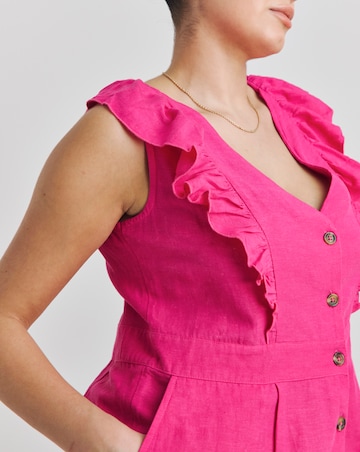 Figleaves Miami Button Front Playsuit