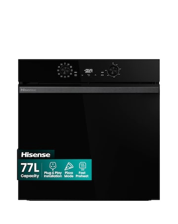Hisense Hi2 Built In Electric Plug & Play Oven - Black