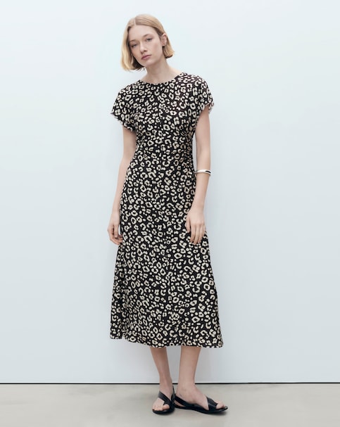 Mango Leopard-Print Dress