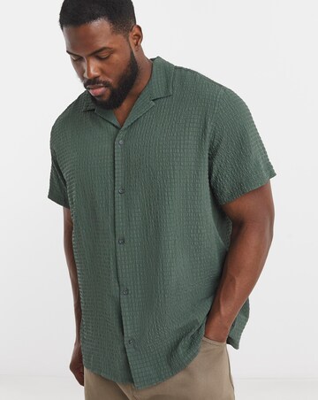 Jack & Jones Pablo Textured Resort Shirt - Green