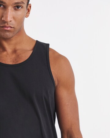 Basic Black Vest Long