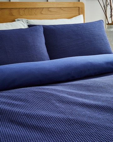 Waffle Pure Cotton Duvet Cover Set