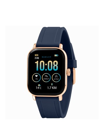 Radley Series 56 Ink Silicone Strap Smart Watch and Wireless Earbuds Bundle
