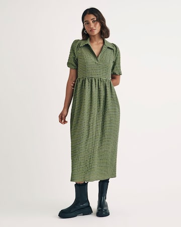 Nobody's Child Hebe Check Midaxi Dress