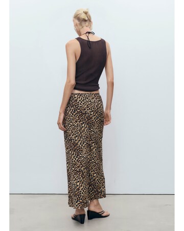 MANGO LEOPARD PRINT SKIRT
