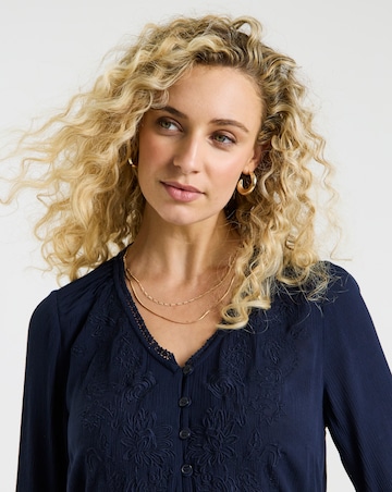 Joe Browns Ever So Pretty Embroidered Tunic Top