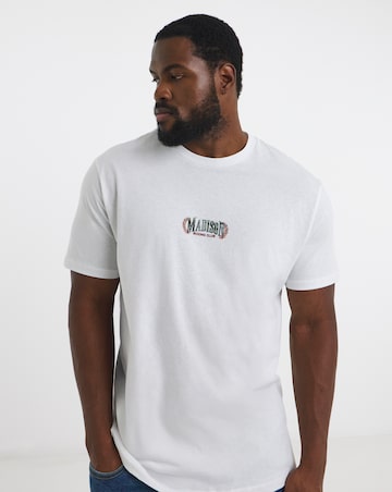 Jack & Jones Madison Boxing Back Graphic T-Shirt - White