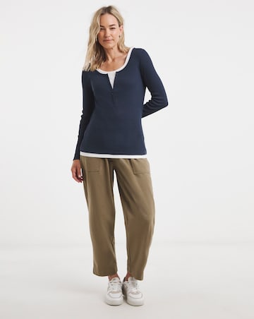 Layered Henley Top
