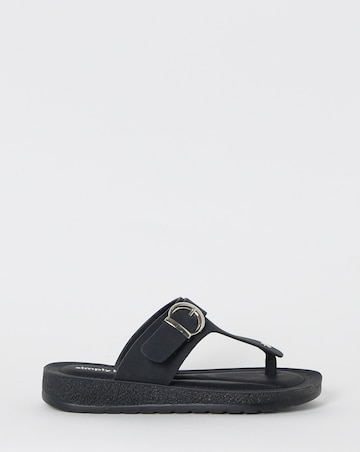 Jinx Toe Post Comfort Sandals - Wide Fit (E)