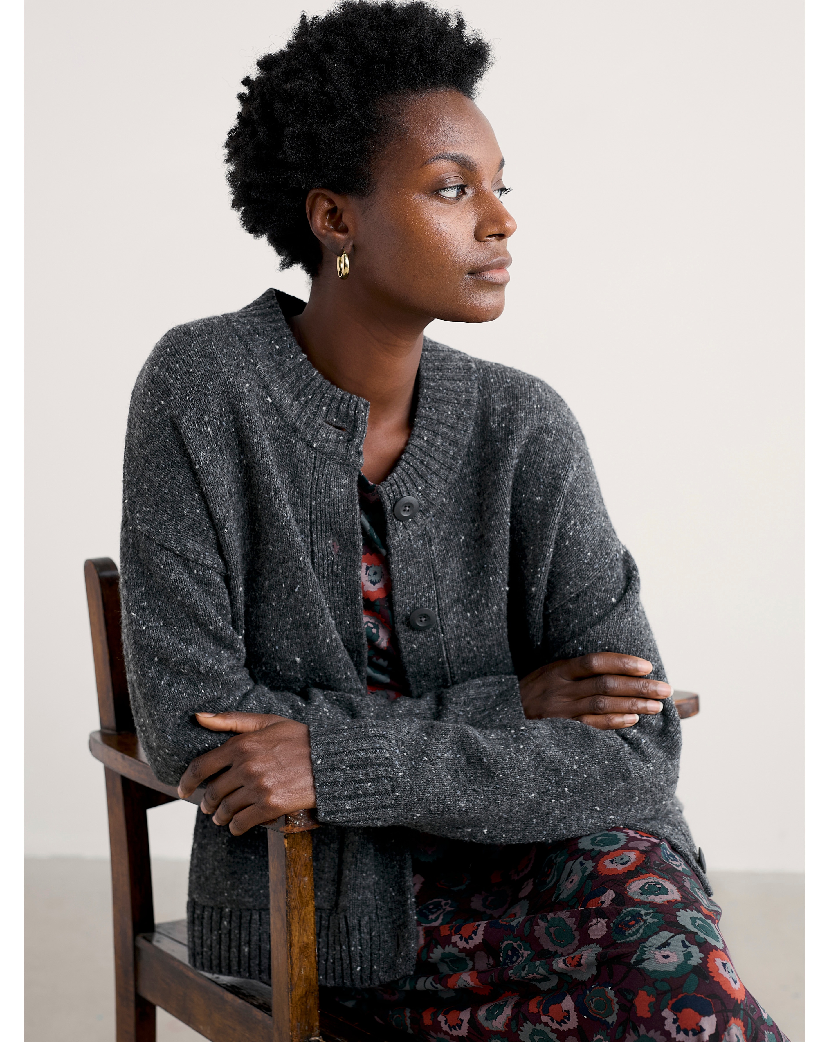 Seasalt Cornwall Dawson Pick Merino Wool Cardigan | Ambrose Wilson
