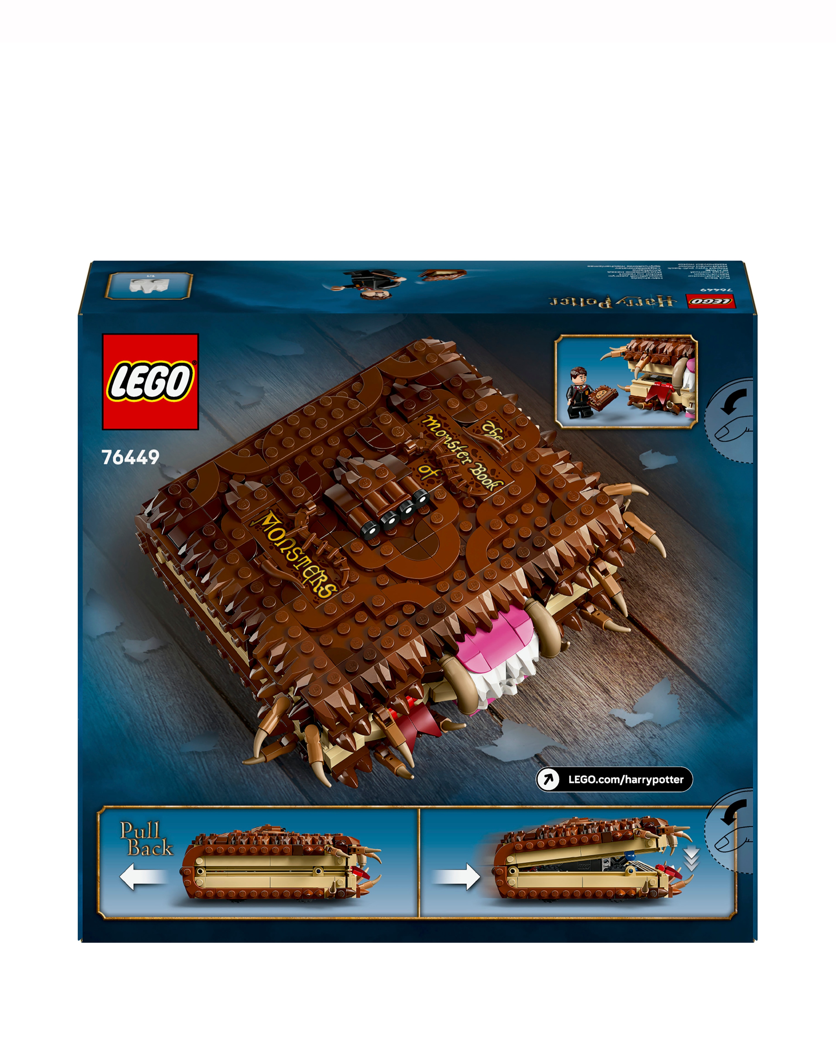 LEGO Harry Potter Chomping Monster Book of Monsters, Wizard Toy
