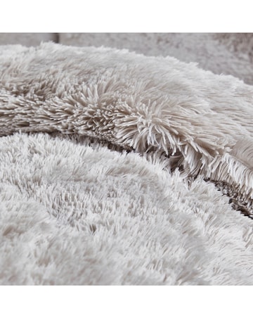 Catherine Lansfield Cuddly Duvet Set Silver