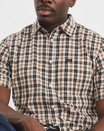 Wrangler Short Sleeve 1 Pocket Shirt - Check