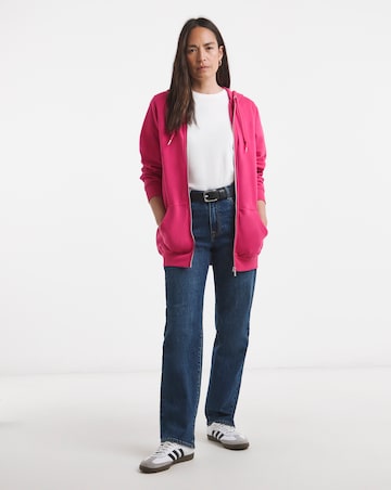 The Longline Zip Up Hoodie