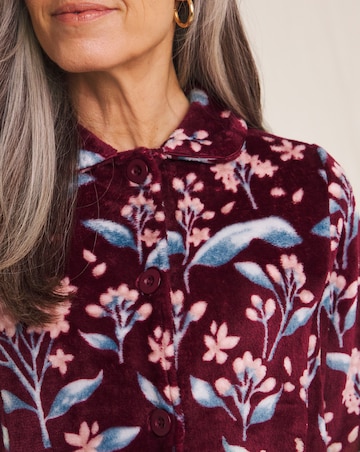 Julipa Button Through Midi Dressing Gown