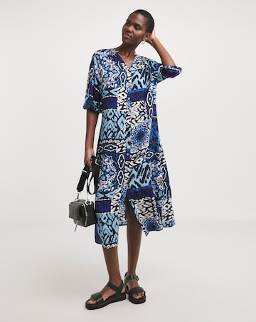 Printed Kaftan Dress