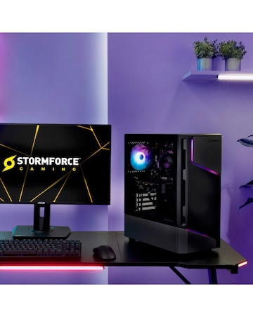 Stormforce Core i5 12400 16GB RAM 1TB SSD Nvidia RTX 4060 Gaming Desktop