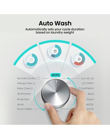 Hisense 3S Series WF3S1243BB3 WiFi-enabled 12kg 1400 Spin Washing Machine - Blac