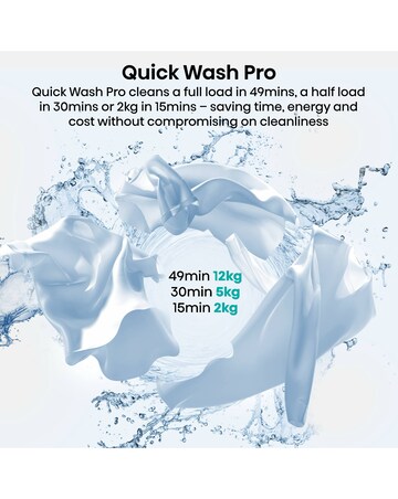 Hisense KitchenFit 5i Series WF5I1245BWR 12kg Washing Machine - White