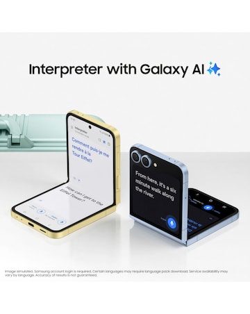 Samsung Galaxy Z Flip6 256GB 5G - Silver Shadow - Galaxy AI