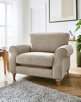 Julipa Colston Chenille Snuggler Chair