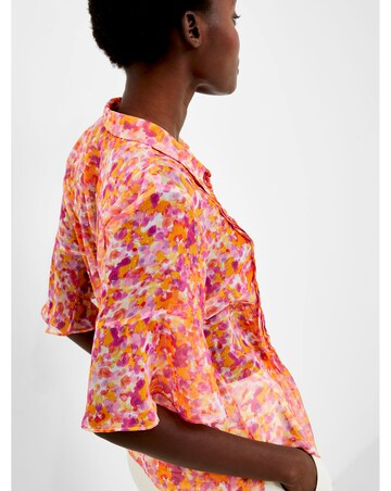 French Connection Cass Hallie Crinkle Pintuck