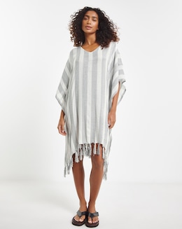 MAGISCULPT Lurex Tassel Beach Kaftan